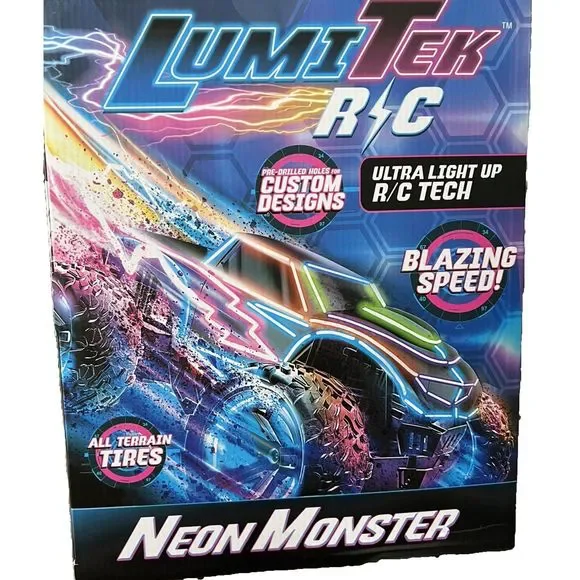 LumiTEK™ R/C - Neon Giant Truck - Customizable LED Piping- 2.4 GHz 1:10 Scale